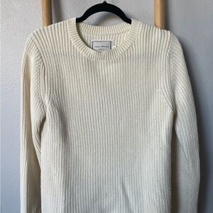 Long Wharf Supply Co. Cream Sweater